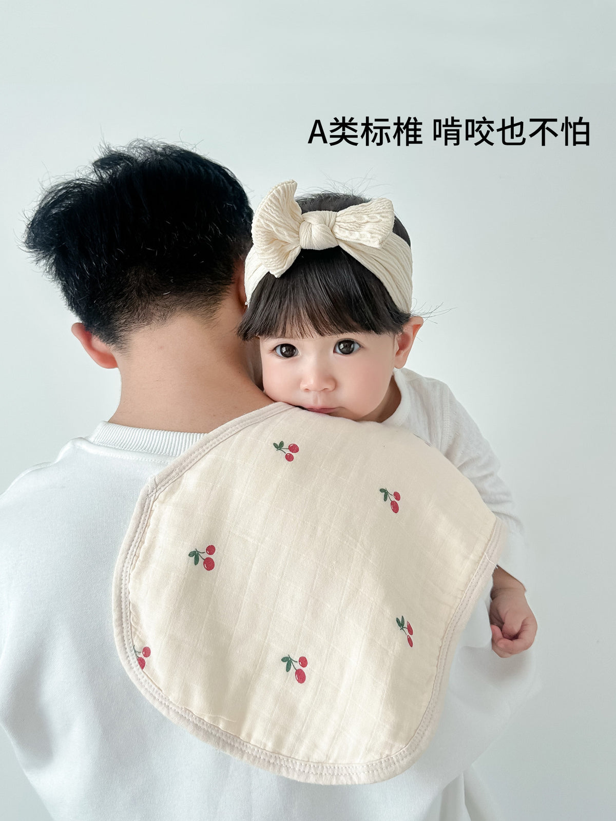 class a baby saliva towel bamboo cotton gauze bib bib baby products baby shoulder pad anti-overflow milk burp towel - image 3