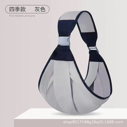 Baby Sling, Baby Outing Simple Sling, Dual-Purpose Breathable Multi-Functional Newborn Sling, Baby Holding Artifact for All Seasons - image 4