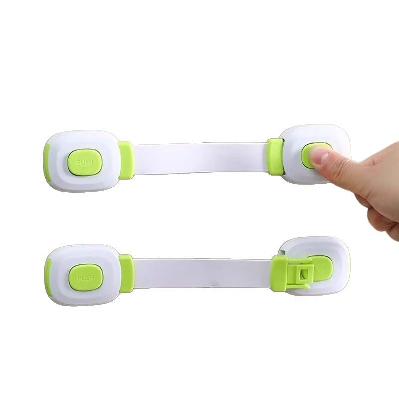Children's Latch Drawer Lock Safety Baby Anti-opening Anti-pinch Baby's sliding door Refrigerator Protective Cabinet Cabinet Door Lock - image 5