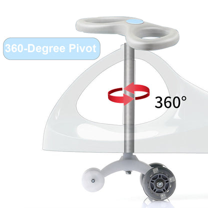 Wiggle Car Ride-On Toy with Anti-Slip Pedals