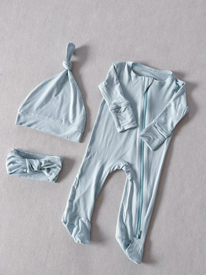 Baby Footed Zip-up Romper Onesie
