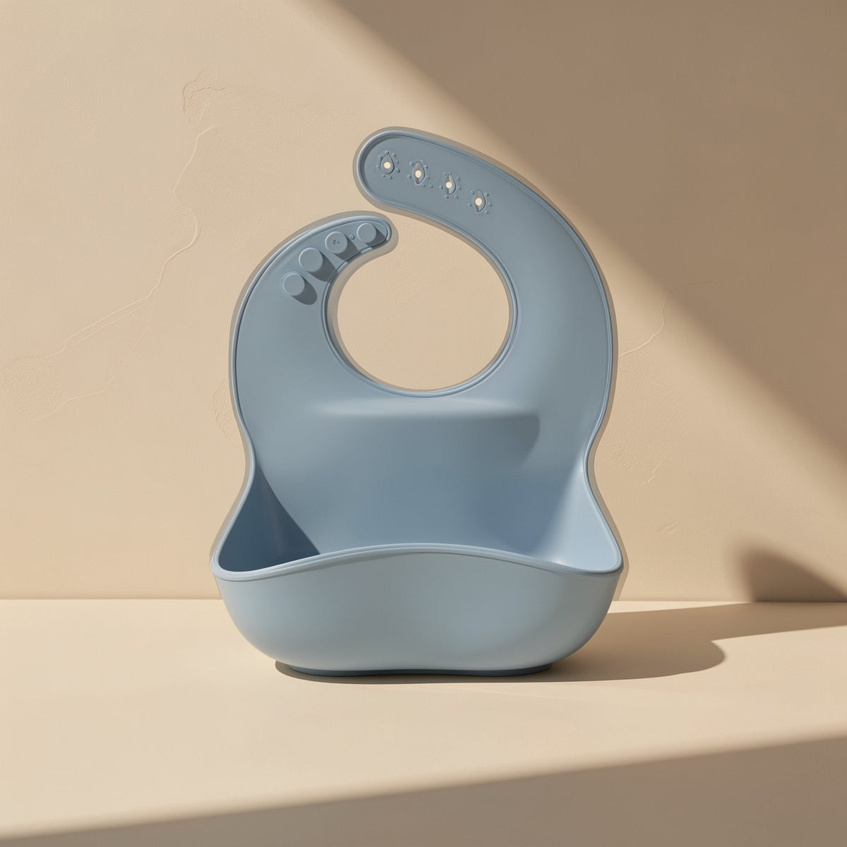 Silicone suction cup feeding bowl and spoon set - view 4