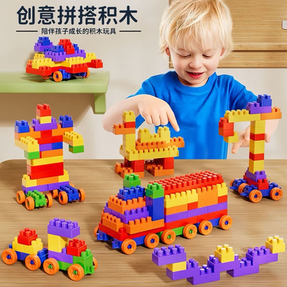 DIY Large Particle Assembly Building Blocks for Babies, Kindergarten Early Education Educational Puzzle Building Block Toys for Ages 3-6, Wholesale Toys - image 1