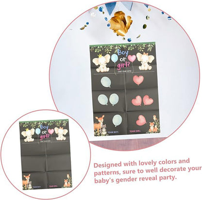 Gender Reveal Amazon Baby Reveal Party Game Card Baby Shower Birthday Party Party Poster - image 2