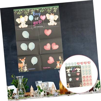 Gender Reveal Amazon Baby Reveal Party Game Card Baby Shower Birthday Party Party Poster - image 3