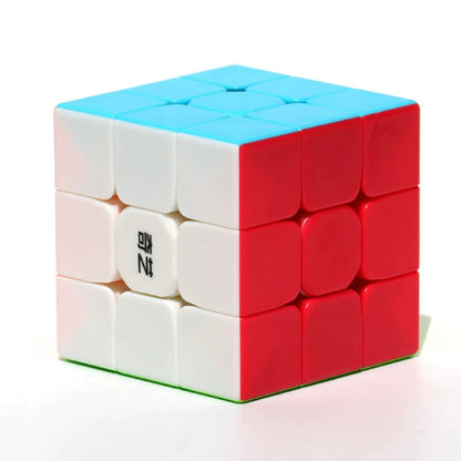 Qiyi Magic Cube 3X3 Warrior Solid Color Puzzle Toy Beginner's Starter Set Color Box Children's Stress Relief Toy Cube - image 2