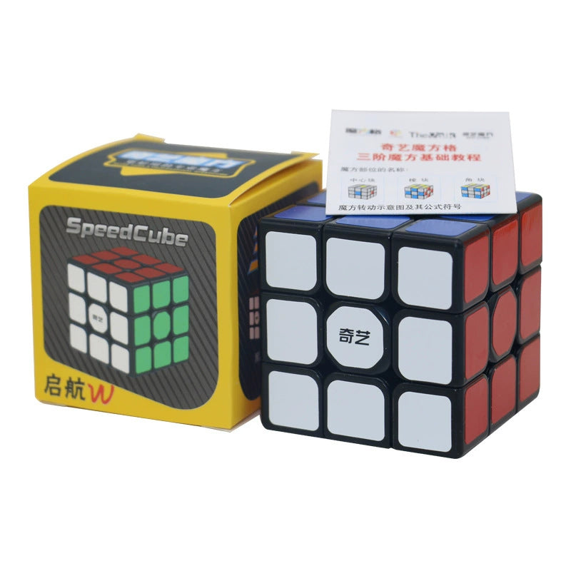 Qiyi Magic Cube 3X3 Warrior Solid Color Puzzle Toy Beginner's Starter Set Color Box Children's Stress Relief Toy Cube - image 3