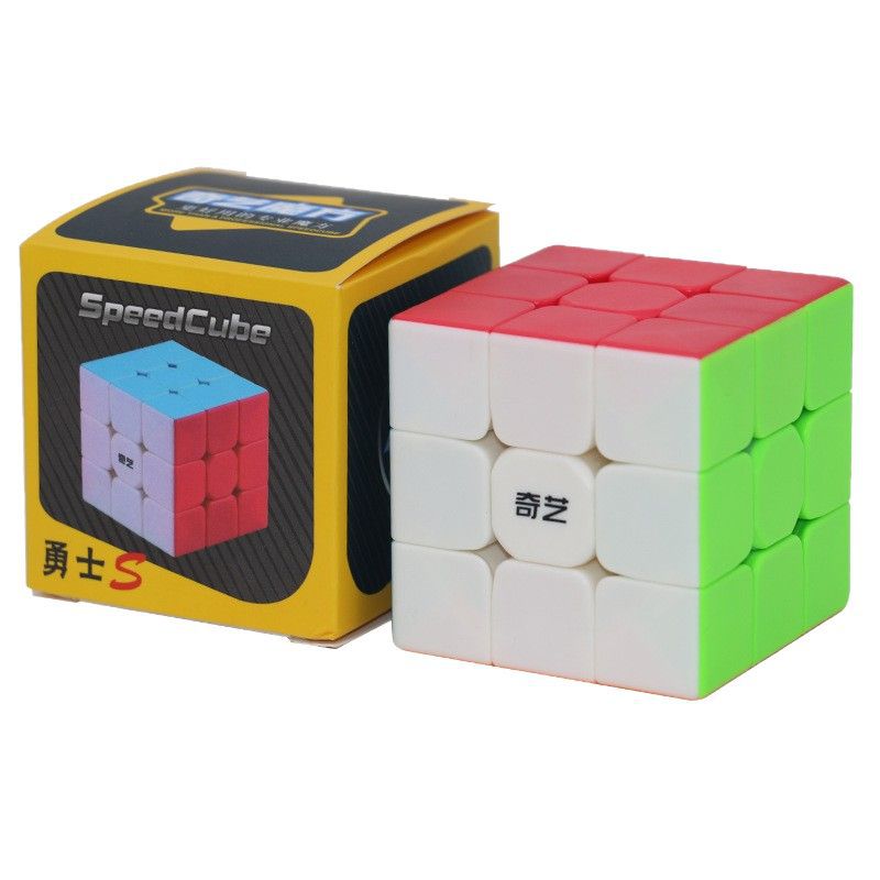 Qiyi Magic Cube 3X3 Warrior Solid Color Puzzle Toy Beginner's Starter Set Color Box Children's Stress Relief Toy Cube - image 5