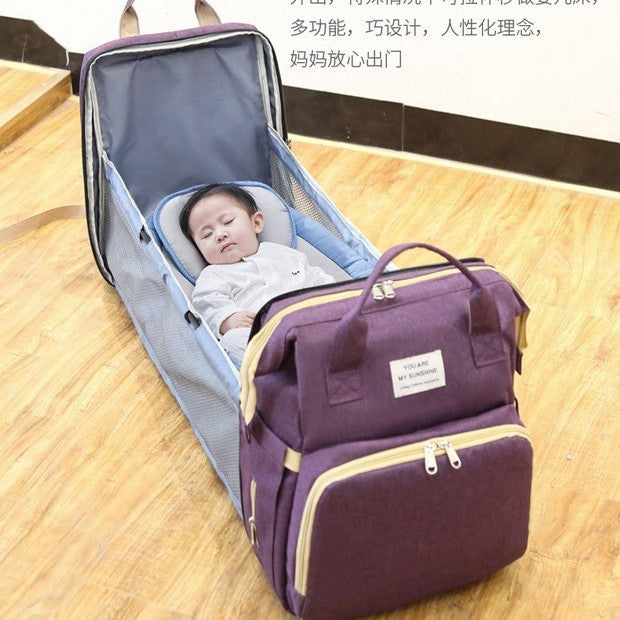 2026 Large Capacity Multifunctional Mommy Bag for Mother and Baby, Diaper Bag for Home Storage, Waterproof Stroller Hanging Bag - image 3