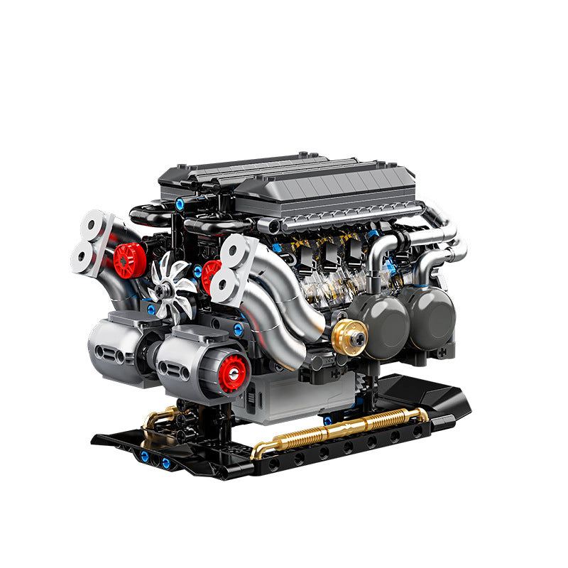 Takashika 3053-Yc614 Mechanical Engine Trendy Model Building Blocks Children's Educational Assembly Toy Gift for Boys - image 5