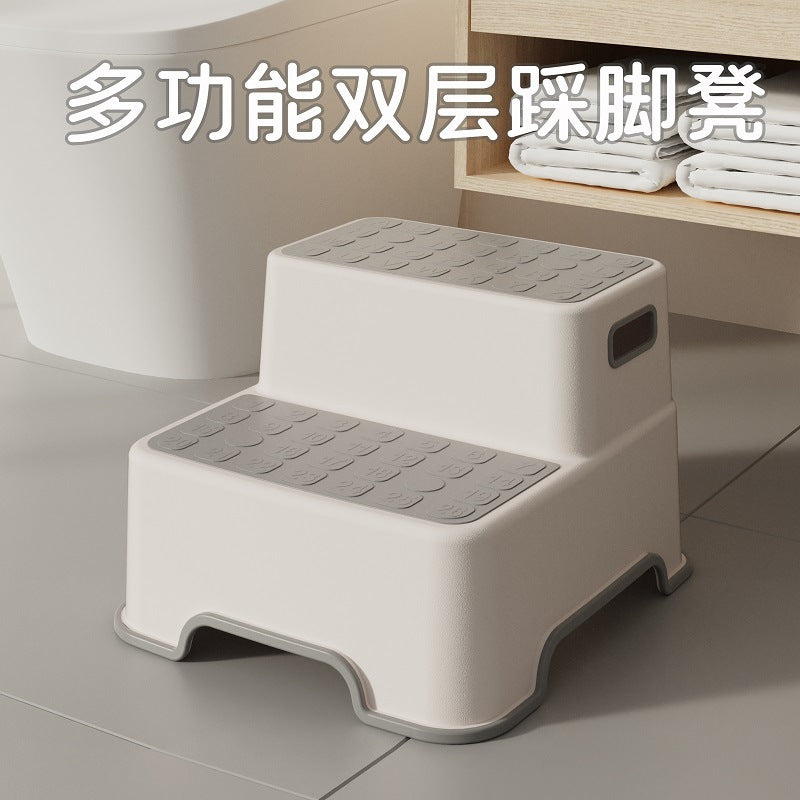 Children's Foot Stool Baby's Wash-up Steps Foot Stool Children's Non-slip Washing Table Face Stool Stairs Foot - image 1