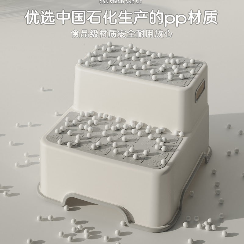 Children's Foot Stool Baby's Wash-up Steps Foot Stool Children's Non-slip Washing Table Face Stool Stairs Foot - image 4