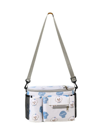 Mommy Bag Fashion Lightweight Baby Stroller Hanging Bag Storage Bag Walking Baby Artifact Storage Bag Shoulder Outdoor Maternal and Baby Bag - image 5