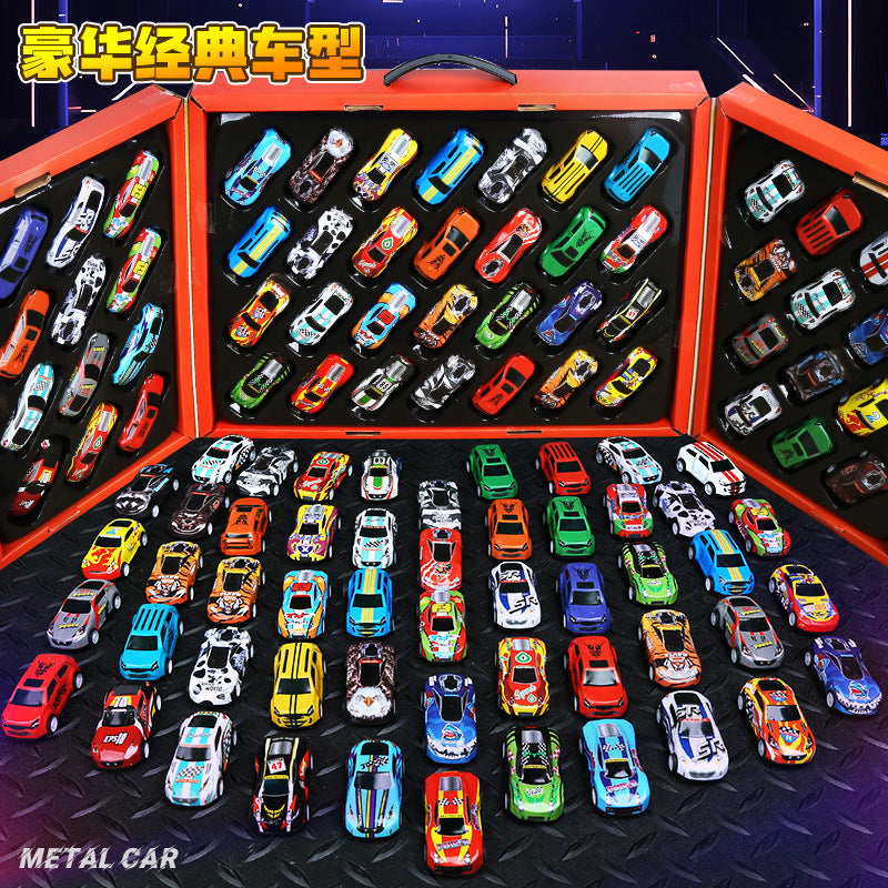 Children's Gifts 52 Alloy Pull-Back Cars Boys Christmas Toy Gift Box Racing Model Birthday Model Pack - image 3