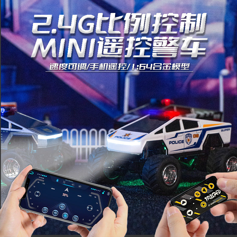 Cross-Border Imported Children's Mini Remote Control Cars, Police Cars, Toy Cars, Racing Cars, Gift Toys Wholesale - image 2