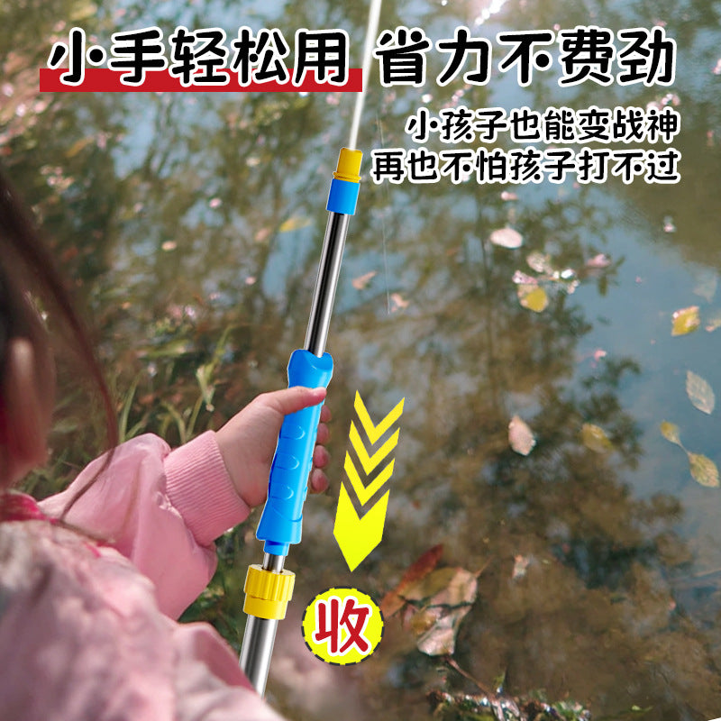 2025 New Pull-Out Rafting Adult Water Gun Toy Beach Play Stainless Steel Self-Priming Water Pump Manufacturer Wholesale - image 4