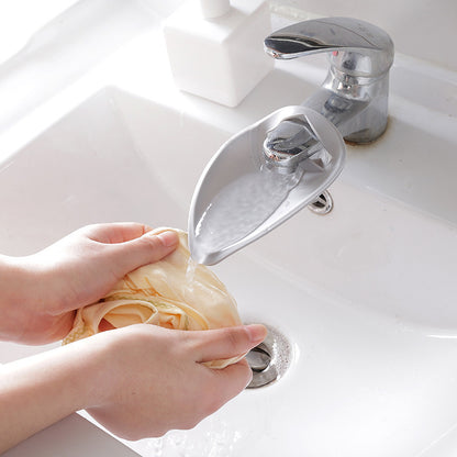 Faucet lengthening hand washing device water guide sink extender children baby splash washing hand aid extender - image 2
