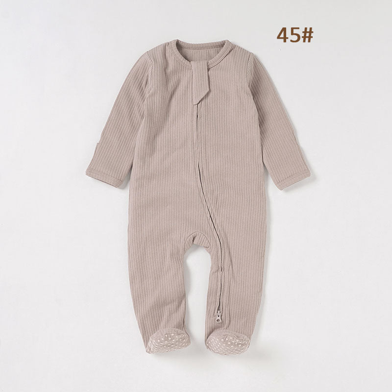 Baby Bodysuit Ribbed Fabric Romper