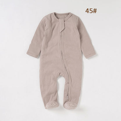 Baby Bodysuit Ribbed Fabric Romper