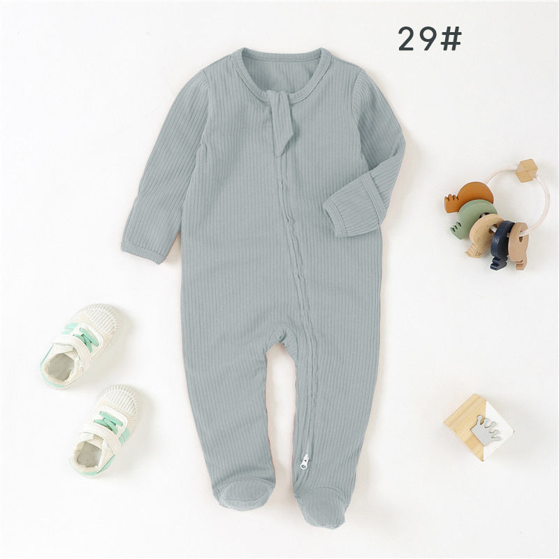 Baby Bodysuit Ribbed Fabric Romper