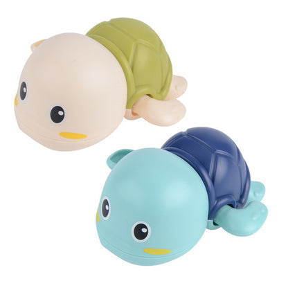 Shake the sound of the same baby duck baby bath baby swimming chain small turtle play water toy children bath - image 5