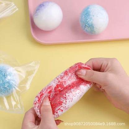 Creative Hand-made Ball Crushed Ice Ice Pinch Music Decompression Vent Toy Slow Rebound Shaped Star Ice Pinch Noisy Ball - image 4