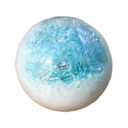 Creative Hand-made Ball Crushed Ice Ice Pinch Music Decompression Vent Toy Slow Rebound Shaped Star Ice Pinch Noisy Ball - image 5