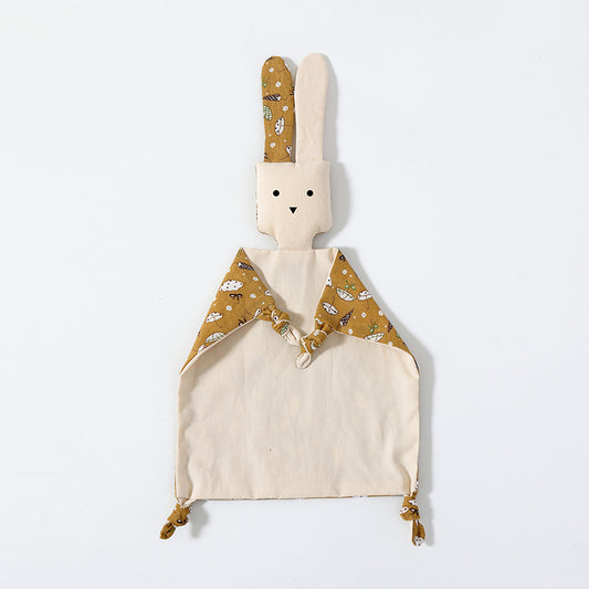 Baby Cotton Ammolation Towel Baby Sleeping Doll Newborn Rabbit Packing Handkerchief Packing Toy Japanese-Korean Ins - image 1