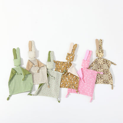 Baby Cotton Ammolation Towel Baby Sleeping Doll Newborn Rabbit Packing Handkerchief Packing Toy Japanese-Korean Ins - image 2