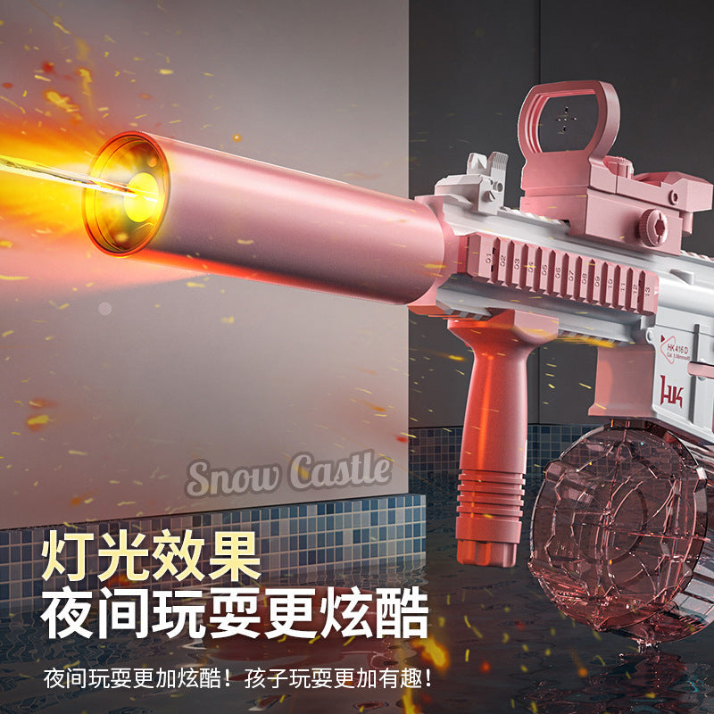 Upgraded Light Spitfire Edition m416 Electric Water Gun Automatic Rechargeable High Voltage Long Range Summer Water Play Toy - image 3