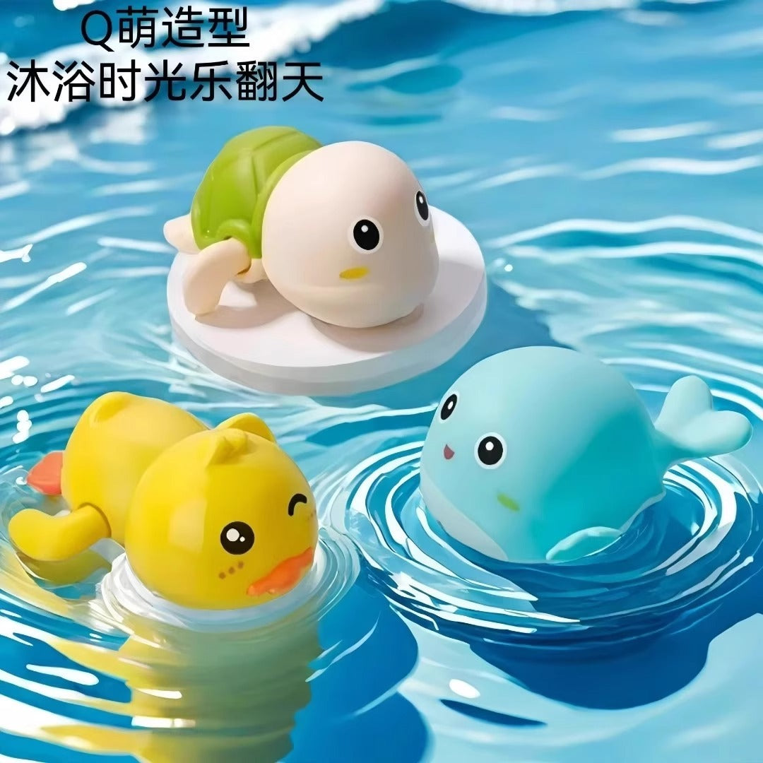 Baby Bath Toy Little Duck Children's Water Play Internet Red Yellow Duck Children's Water Play Bath Swimming Boys and Girls - image 1