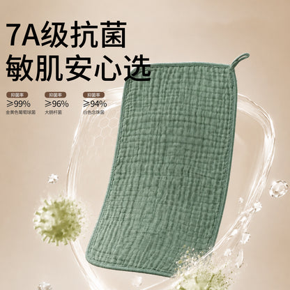 Six-layer gauze towel 30*50 cross-border newborn baby towel Class A foreign trade saliva towel Amazon face towel - image 3