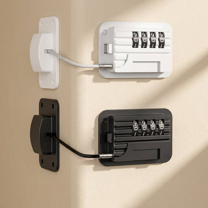 Punch-free push-pull password lock for refrigerator, drawer, or cabinet doors - view 4