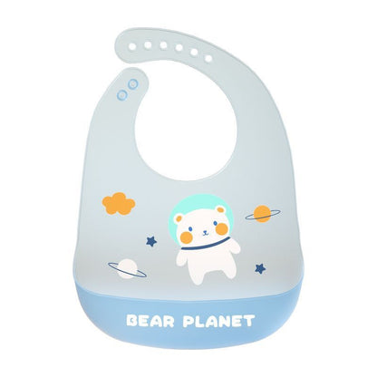 Children's Bibs Food-Grade Silicone Baby Rice Pockets Supplementary Food Supplies Kidsren's Eating Waterproof Baby Saliva Napkins Bibs - image 3