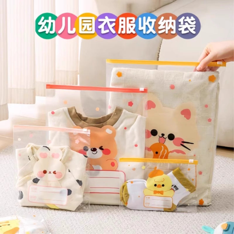 Kindergarten Laundry Storage Bag, Maternity Bag Storage Bag, Baby Clothing Storage Bag for Entering Kindergarten, Sealed Clothing Bag - image 1