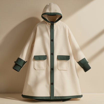 Children's raincoat and rain boots set with EVA raincoat and elastic-opening boots - view 5