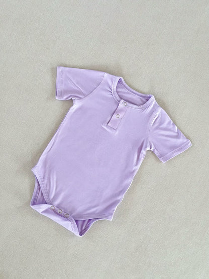 Class a Breathable Bamboo Fiber One-piece Bodysuit for Baby