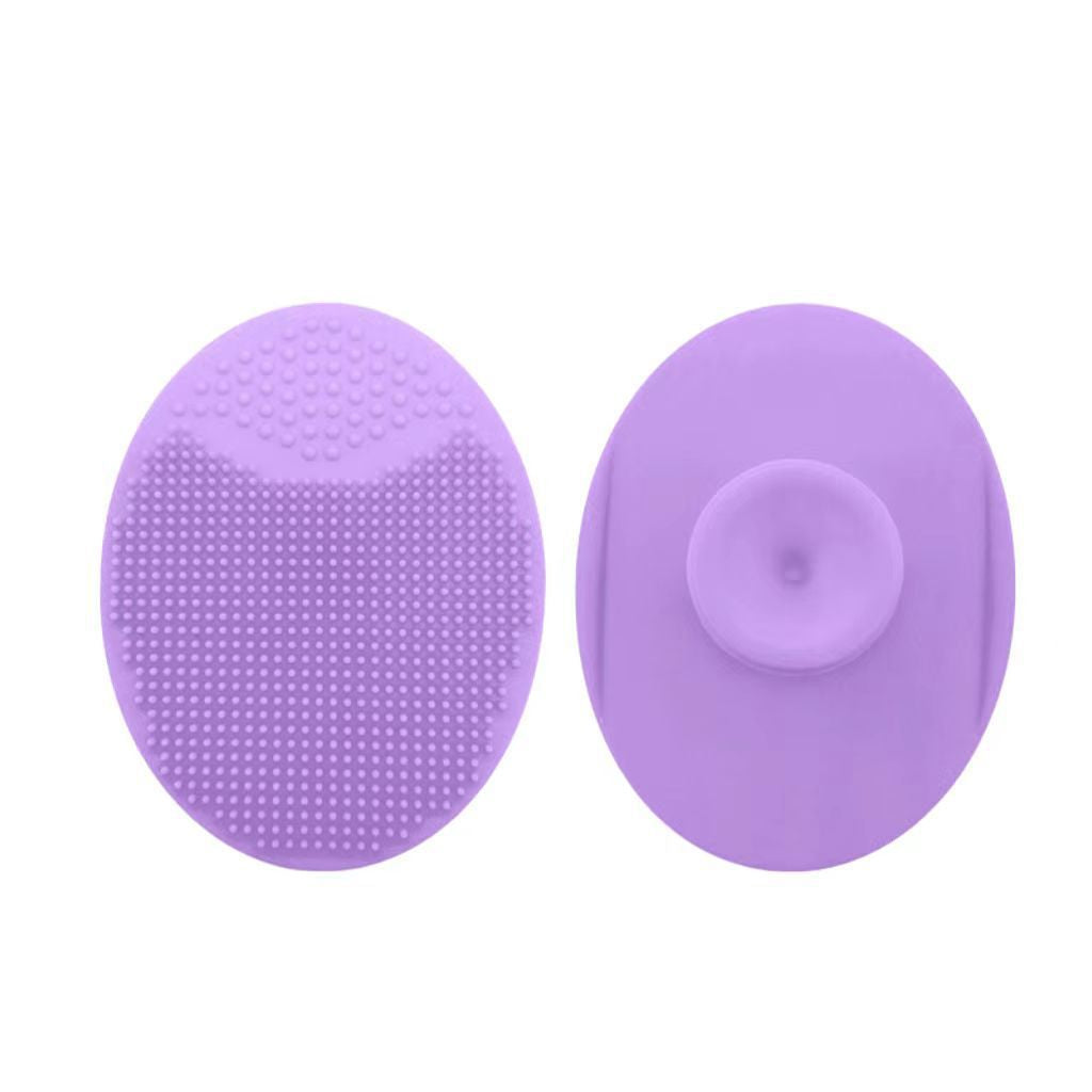 Baby Shampoo Brush Silicone Soft Hair Removal Newborn Baby Bath Sponge Shampoo Brush Girls Face Cleaning Brush - image 5