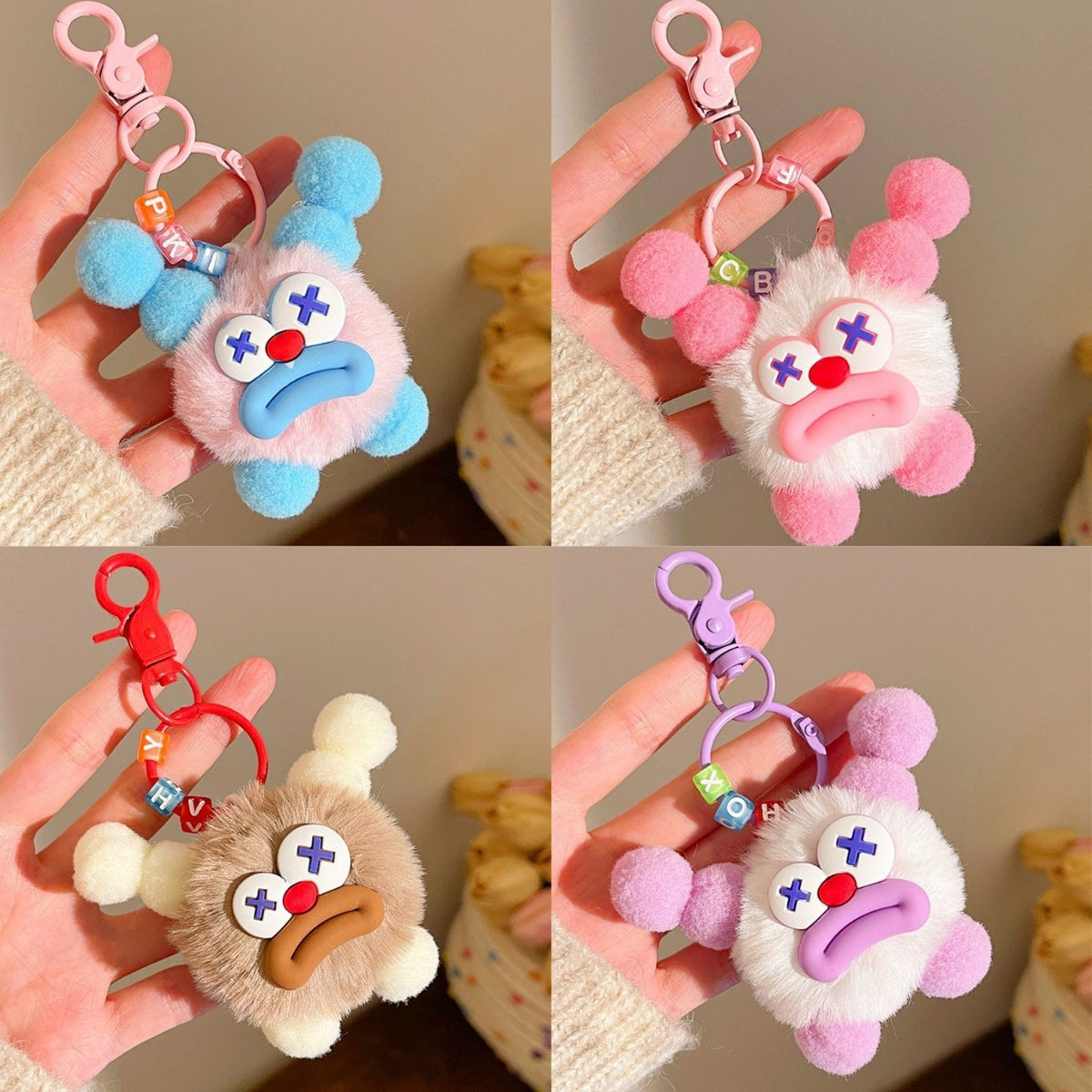 Wedding Toss Dolls, Small Plush Toy Keychains, Couple Cartoon Quirky Pom-Pom Activity Gifts - image 4
