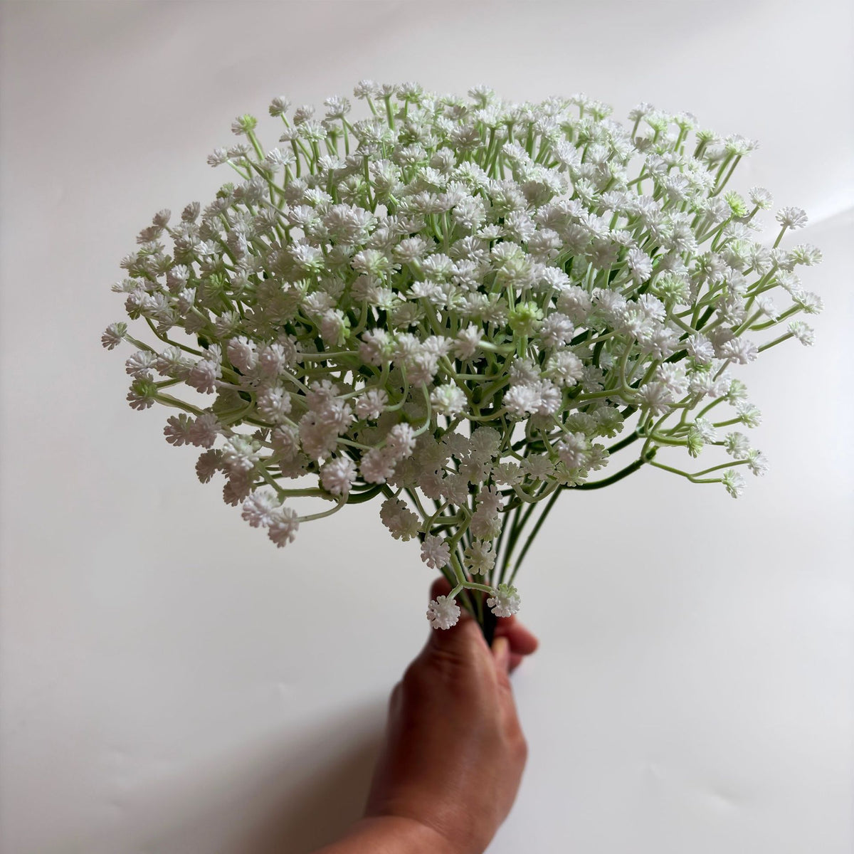 Cross-Border Dropshipping of Simulated Baby's Breath Wedding Decoration Hand-Held Soft Plastic Baby's Breath Single Plastic Flower Fake Flower Ornaments - image 1