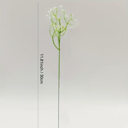 Cross-Border Dropshipping of Simulated Baby's Breath Wedding Decoration Hand-Held Soft Plastic Baby's Breath Single Plastic Flower Fake Flower Ornaments - image 3