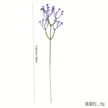 Cross-Border Dropshipping of Simulated Baby's Breath Wedding Decoration Hand-Held Soft Plastic Baby's Breath Single Plastic Flower Fake Flower Ornaments - image 4