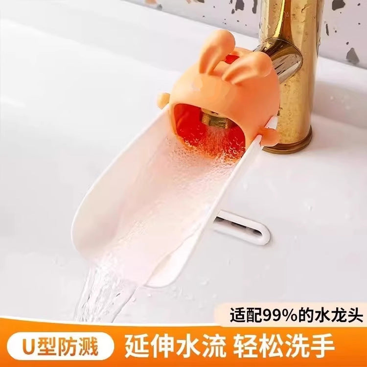 Faucet Extender for Baby Handwashing, Cute Cartoon Universal Silicone Extension Switch Splash-Proof Good Item - image 2