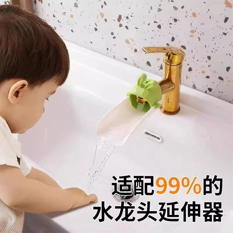 Faucet Extender for Baby Handwashing, Cute Cartoon Universal Silicone Extension Switch Splash-Proof Good Item - image 3