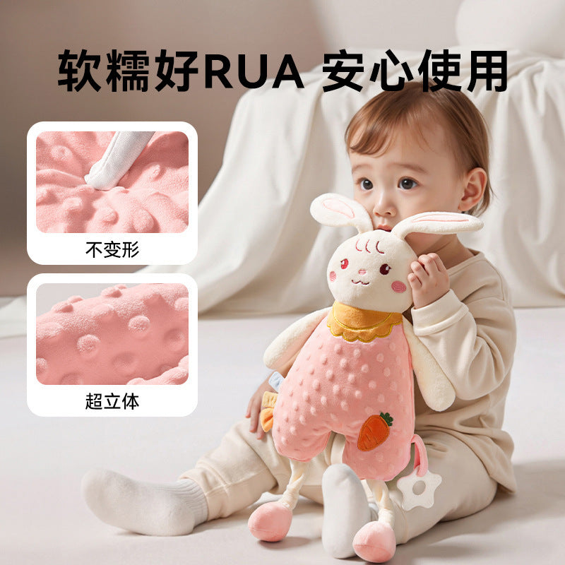Baby Comfort Blanket, Newborn Baby Comfort Doll Model, Sleep Aid, Sleeping Companion, Plush Hand Puppet, Not a Toy - image 4