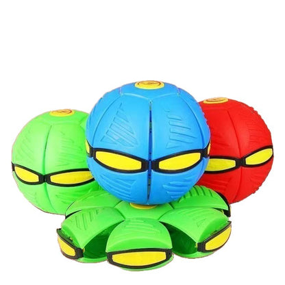 Elastic Stepping Ball Kidsren's Educational Ball Toy Baby Pinball Boy Outdoor Magic Flying Saucer Foot Stepping Deformation Ball - image 5