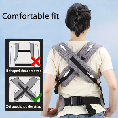 Cross-Border Baby Carrier, Multifunctional Front-Hold Type, Front and Rear Dual-Use, Newborn Outing Waist Stool, Freeing Hands for Small Months - image 2