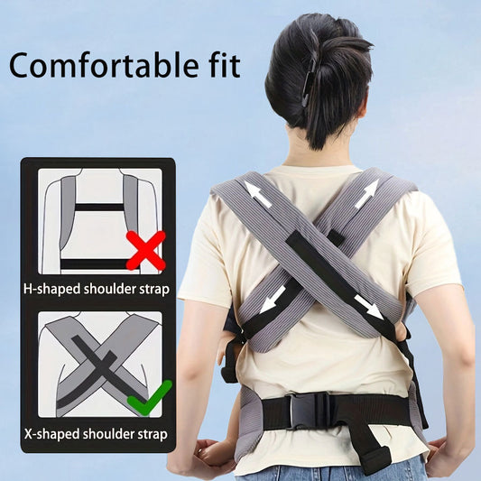 Cross-Border Baby Carrier, Multifunctional Front-Hold Type, Front and Rear Dual-Use, Newborn Outing Waist Stool, Freeing Hands for Small Months - image 2
