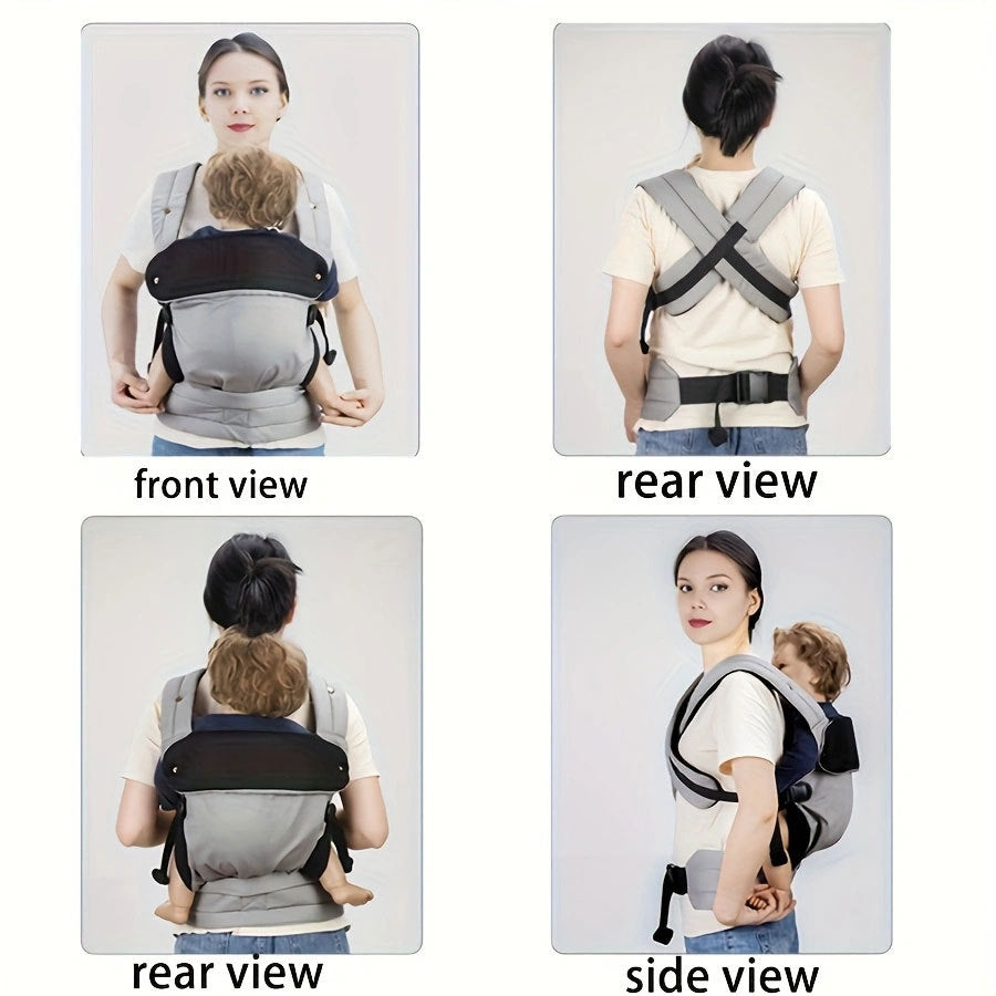 Cross-Border Baby Carrier, Multifunctional Front-Hold Type, Front and Rear Dual-Use, Newborn Outing Waist Stool, Freeing Hands for Small Months - image 4