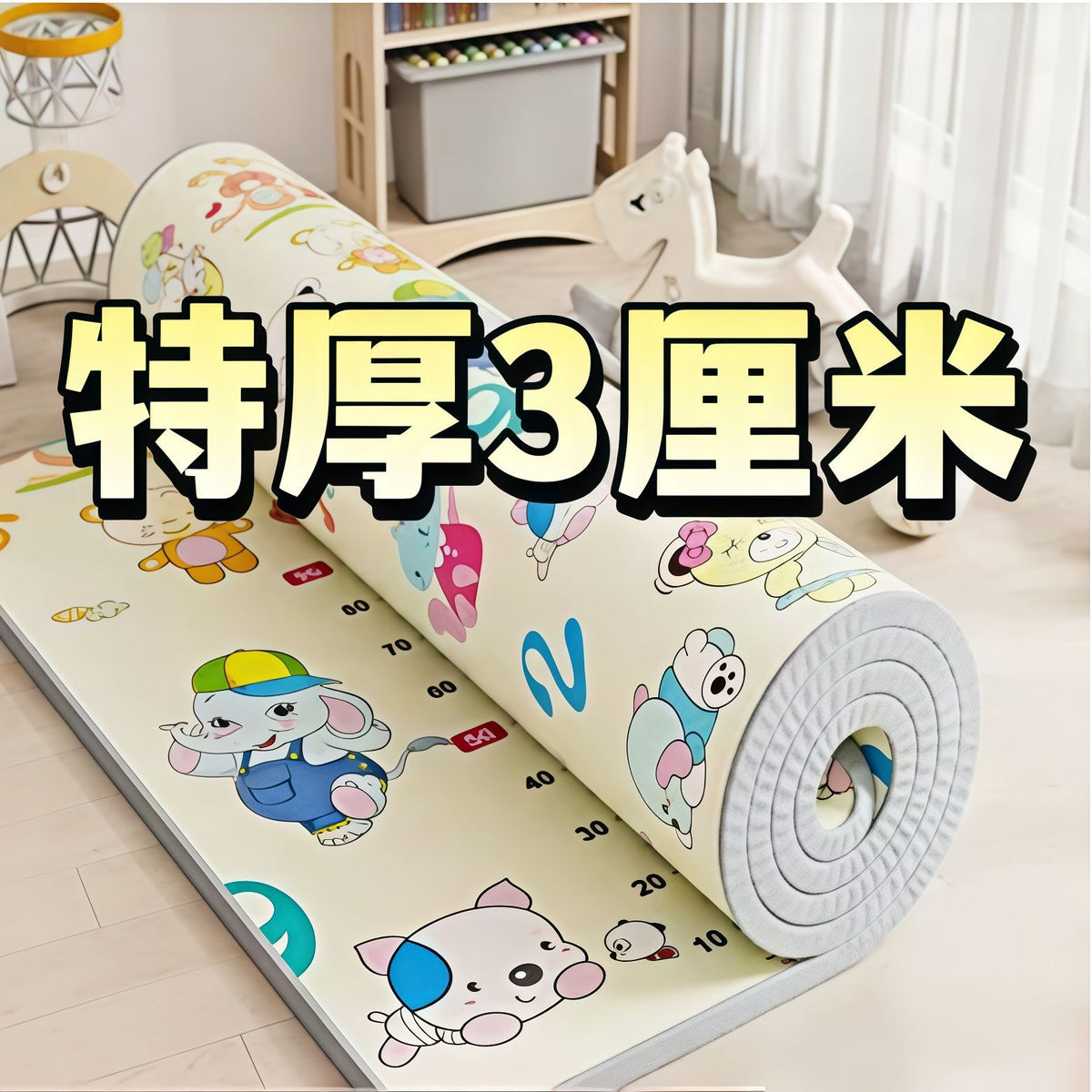 Baby Crawling Mat Foldableable Double-Sided Thickeneded Living Room Waterproof Environmentally Friendly Baby Crawling Mat Spliced Foam Floor Mat - image 1